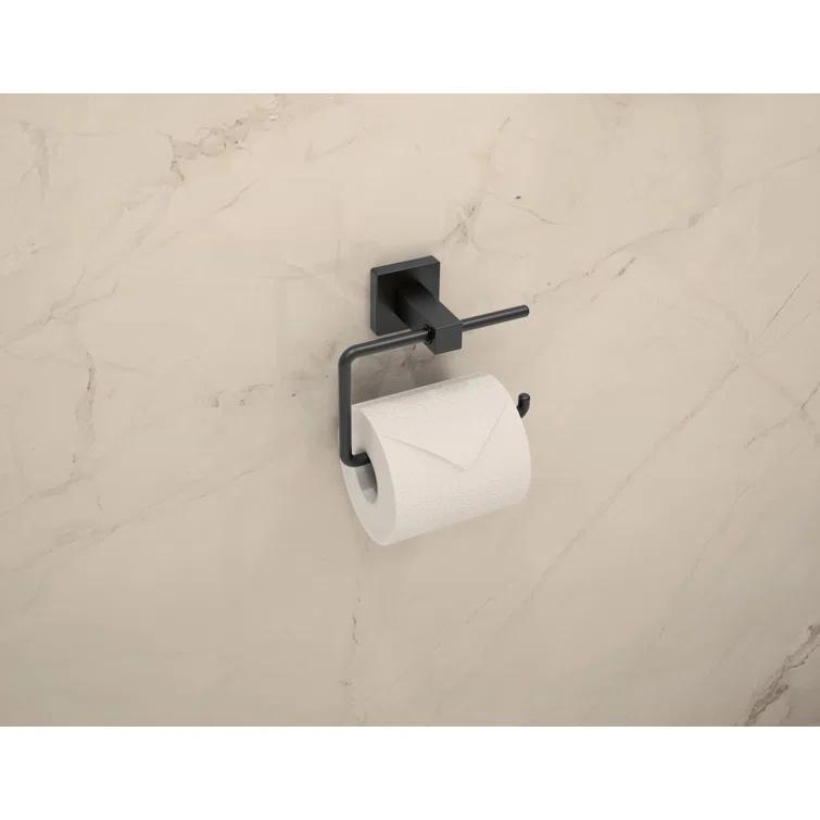 Duro Single Roll Toilet Paper Holder with Wall Mounting Hardware
