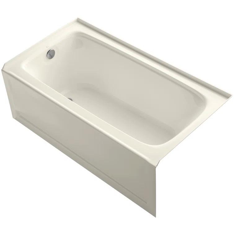 Bancroft® 60" x 32" Alcove Soaking Acrylic Bathtub