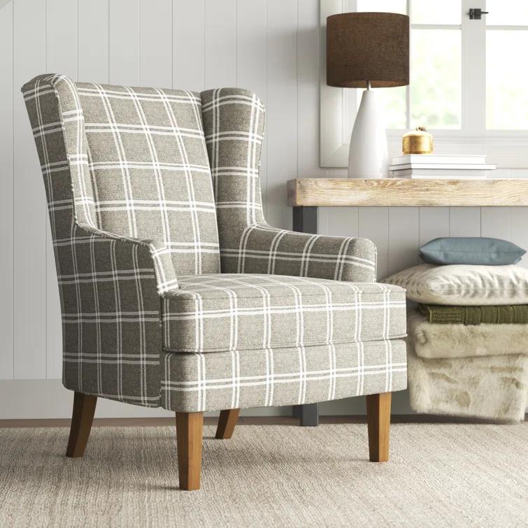 Desmond Upholstered Wingback Chair