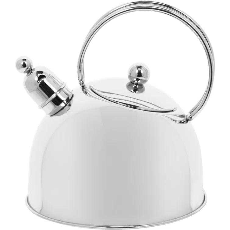 Demeyere Resto 2.5-qt Stainless Steel Whistling Tea Kettle