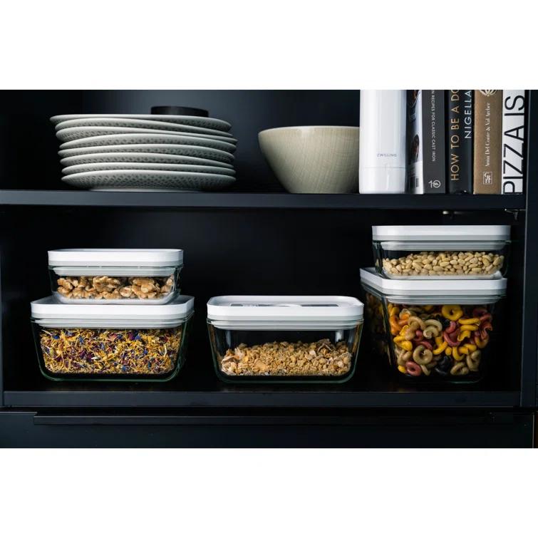 ZWILLING J.A. Henckels ZWILLING Fresh & Save 3-Piece Glass Food Storage Container, Meal Prep Container- Assorted Sizes