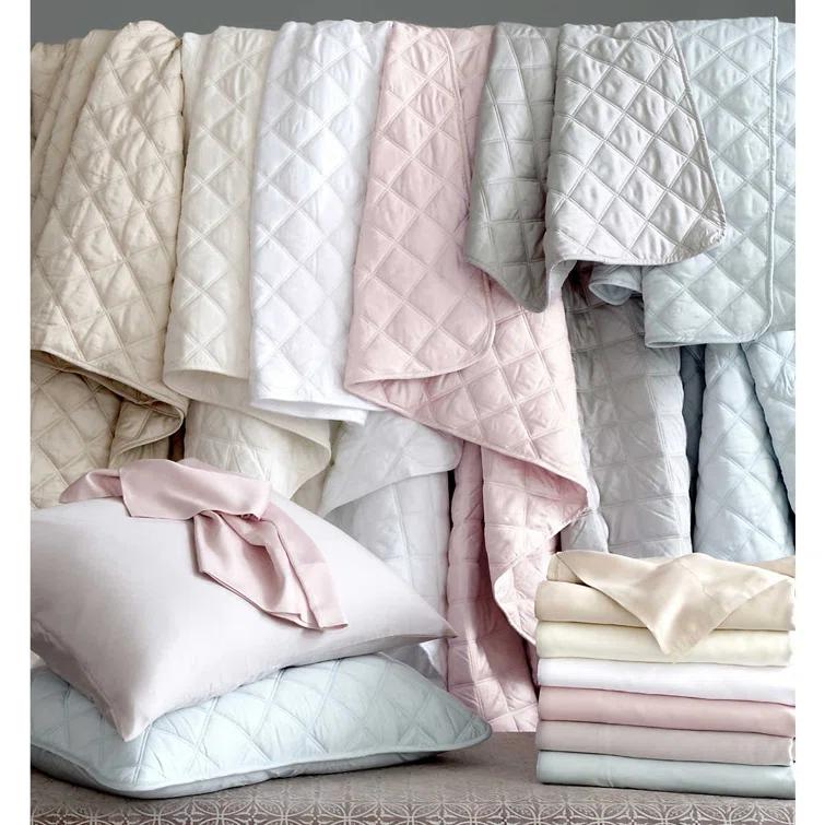 Pine Cone Hill Quilted Silken Solid Coverlet