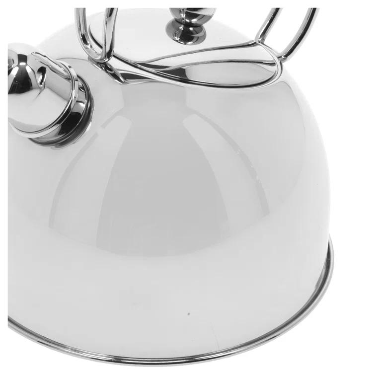 Demeyere Resto 2.5-qt Stainless Steel Whistling Tea Kettle