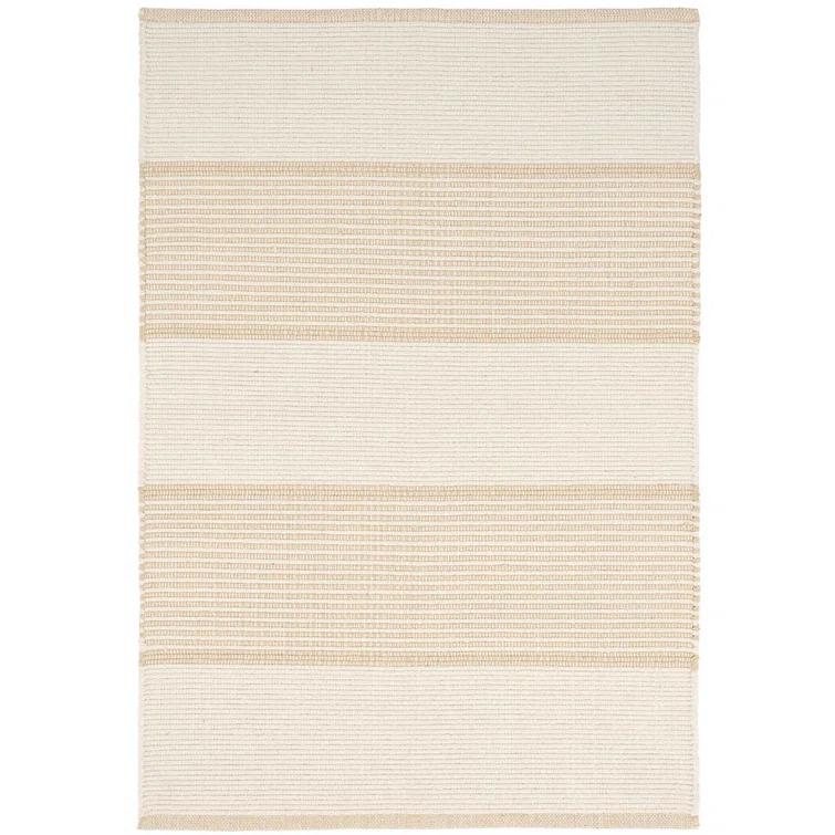 La Mirada Wheat Handwoven Cotton Rug