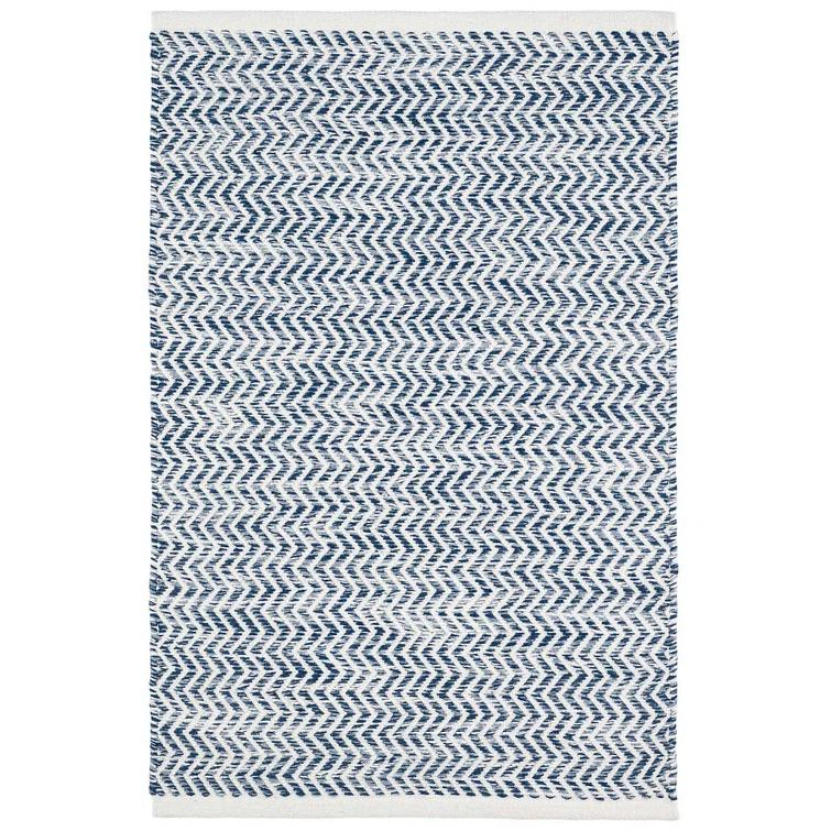Coastal Blue Handwoven Indoor/Outdoor Rug