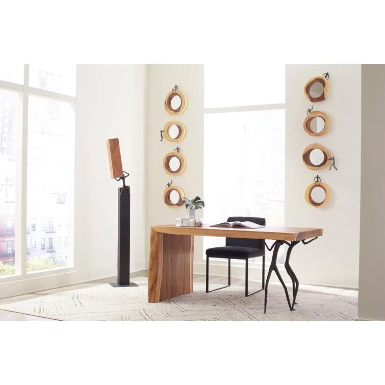 Atlas Cross Cut Small Left Half Man Beveled Accent Mirror