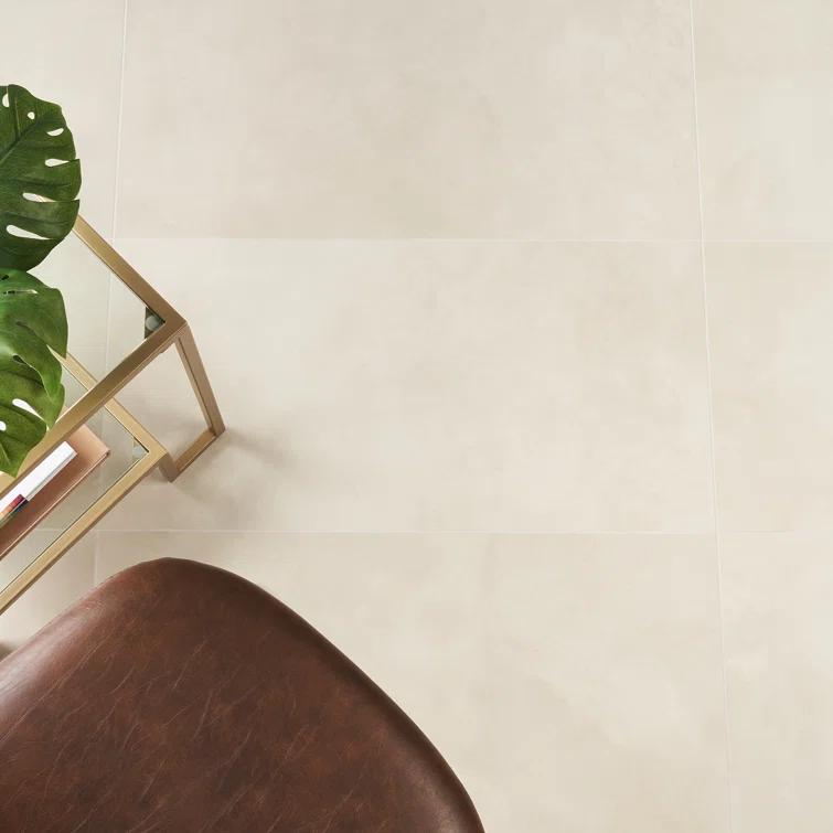 Bond Tile Ryx 15.74 in. x 31.49 in. Matte Porcelain Concrete Look Floor and Wall Tile (13.77 Sq. Ft. / Case)