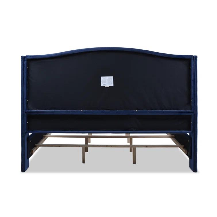 Coleman Upholstered Wingback Bed