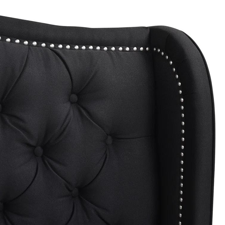Coleman Upholstered Wingback Bed