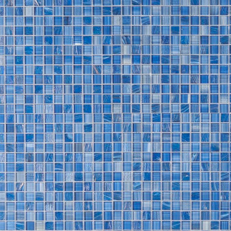 Jayla 11.81 in. x 11.81 in. Polished Glass Floor and Wall Mosaic Tile