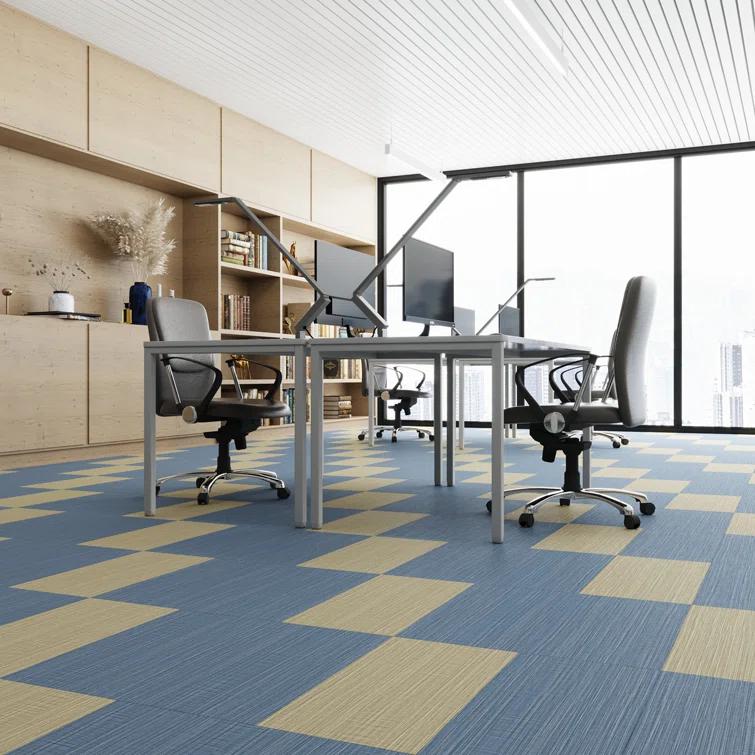 GlueCore Fab 28mil x 12" W x 24" L Adhesive Vinyl Tile Flooring