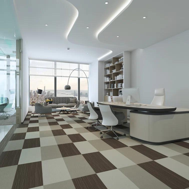 GlueCore Fab 28mil x 12" W x 24" L Adhesive Vinyl Tile Flooring