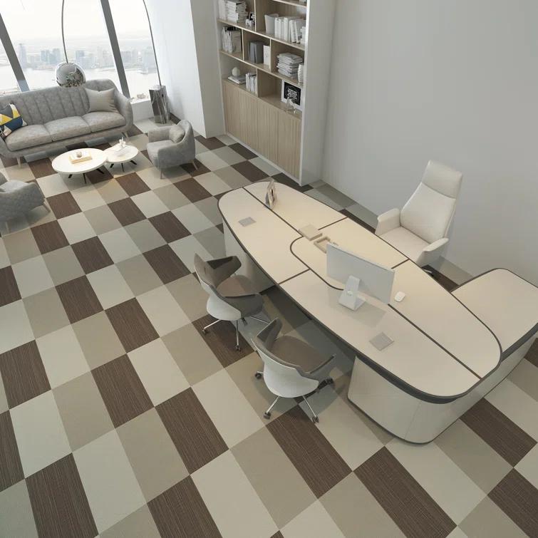 GlueCore Fab 28mil x 12" W x 24" L Adhesive Vinyl Tile Flooring