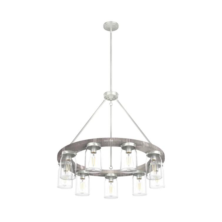 Devon Park 9 - Light Candle Style Chandelier