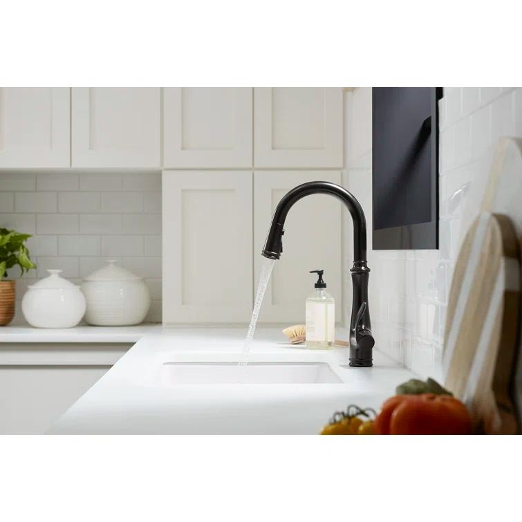 Bellera™ Pull Down Single Handle Kitchen Faucet with Handle and Supply Lines