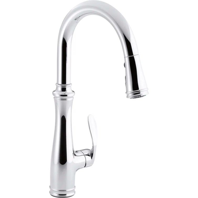 Bellera™ Pull Down Single Handle Kitchen Faucet with Handle and Supply Lines