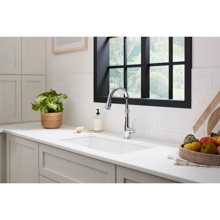 Bellera™ Pull Down Single Handle Kitchen Faucet with Handle and Supply Lines