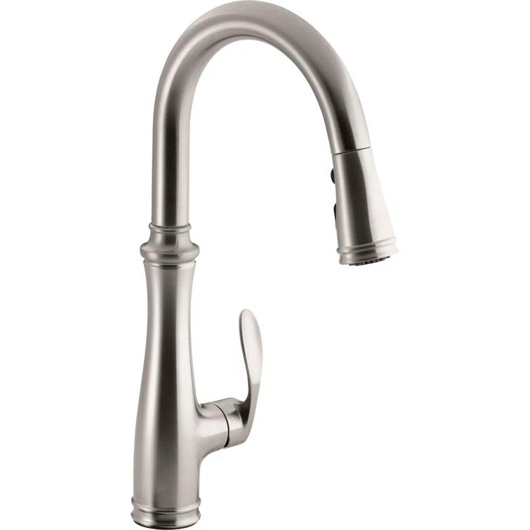 Bellera™ Pull Down Single Handle Kitchen Faucet with Handle and Supply Lines