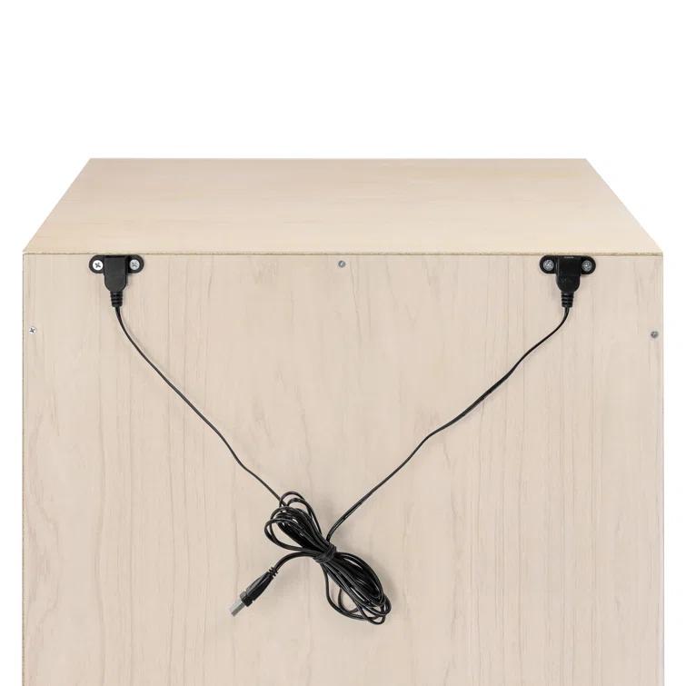 Hudson 1-Drawer Nightstand with USB Port