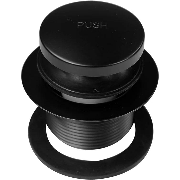 5-1/4" Front Diverter Tub Spout with Tip-Toe Drain and 2-Hole Overflow Trim