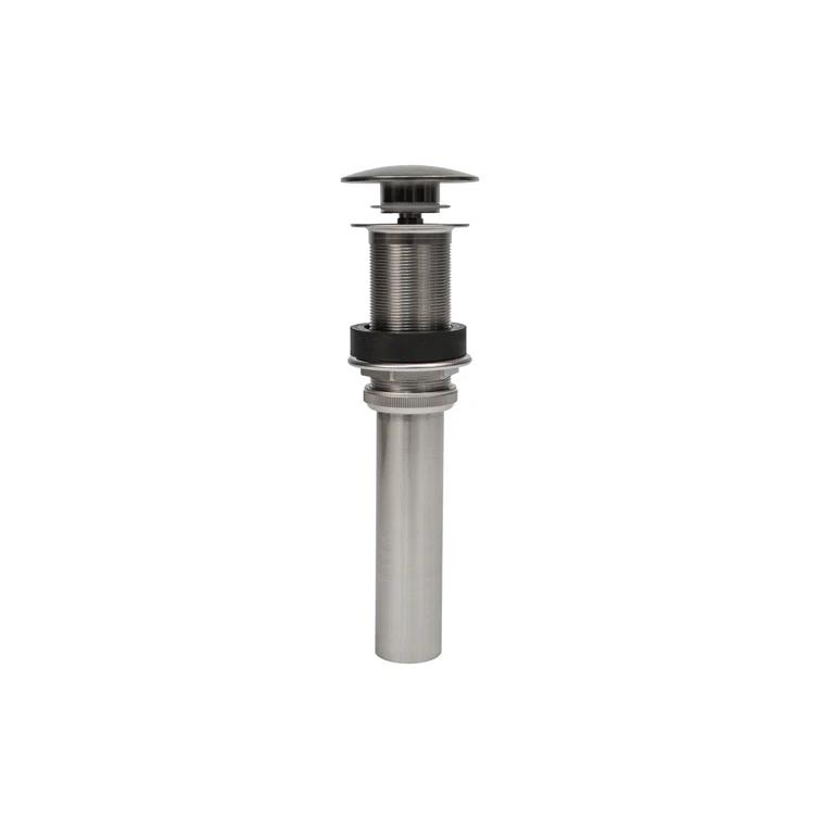 Premier Copper Products D-208BN 1.5" Non-Overflow Pop-up Bathroom Sink Drain - Brushed Nickel
