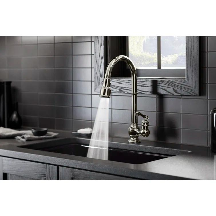 Artifacts Pull Down Bar Faucet