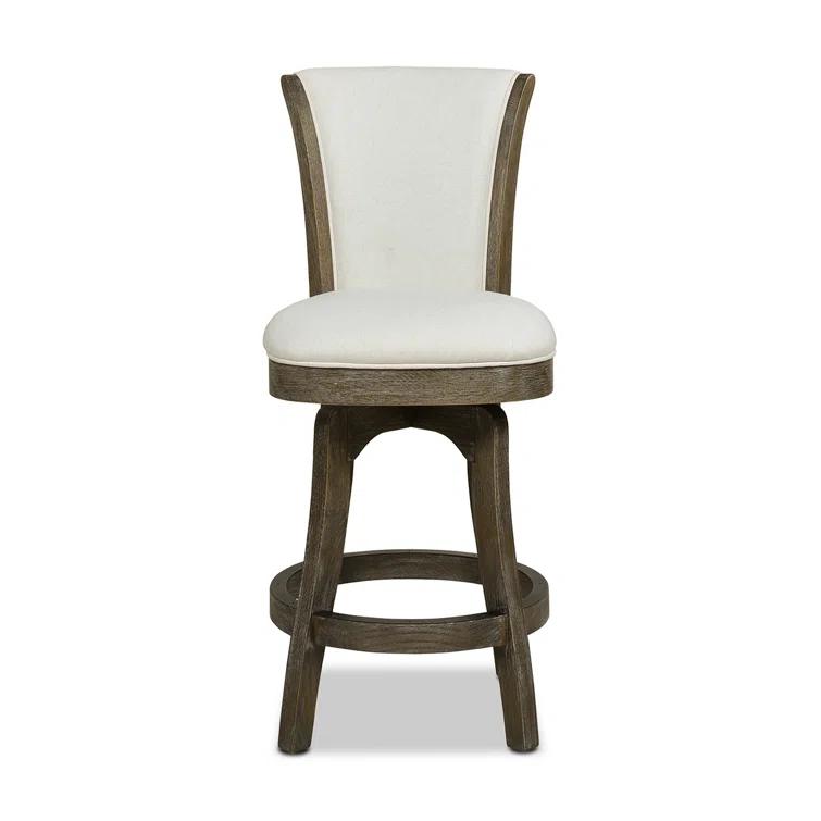 Brainly 27 inches Armless Swivel Counter Height Bar Stool