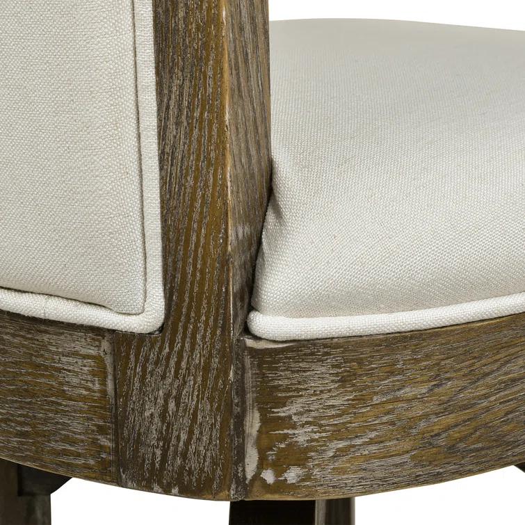 Brainly 27 inches Armless Swivel Counter Height Bar Stool