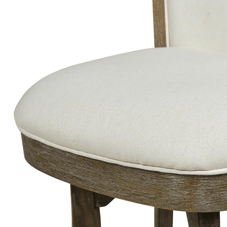 Brainly 27 inches Armless Swivel Counter Height Bar Stool