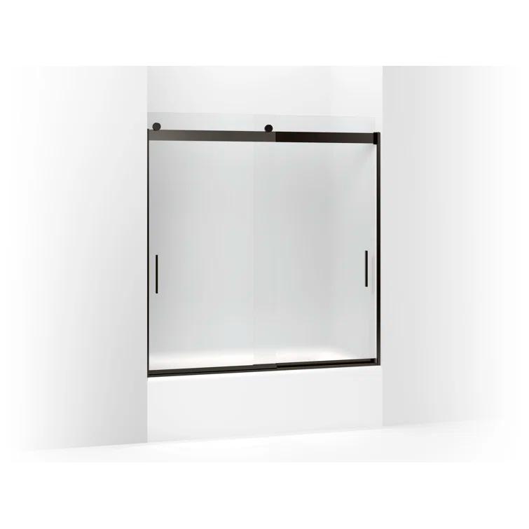 Levity 59.62" x 62" Bypass Bath Door with CleanCoat® Technology