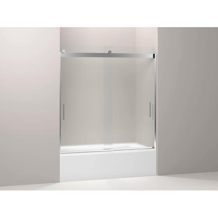 Levity 59.62" x 62" Bypass Bath Door with CleanCoat® Technology
