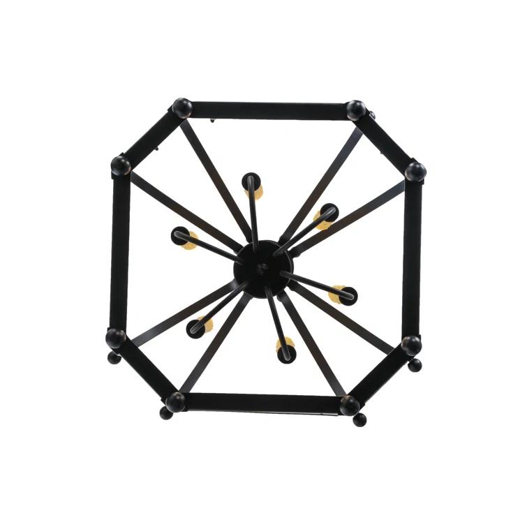 Citadel 6 - Light Blackwash Lantern Pendant