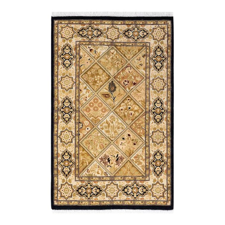 Solo Rugs Classic One-of-a-Kind Hand-Knotted Brown/Beige Area Rug 2'7" x 4'1" & Reviews | Perigold