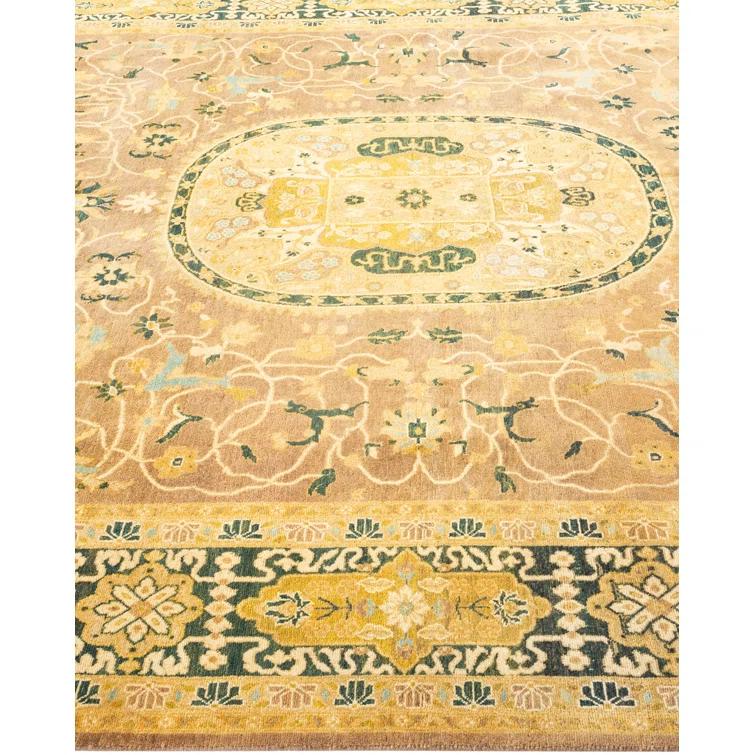 Isabelline One-of-a-Kind 6' 0" X 9' 5" 2000s Wool Area Rug in Brown