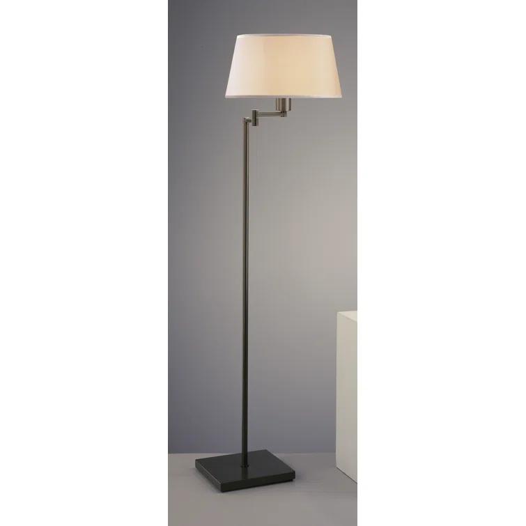 Robert Abbey Real Simple 55.5'' Dark Bronze Swing Arm Floor Lamp