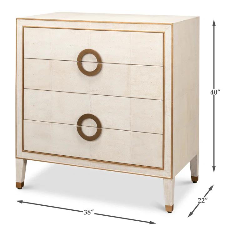 Shagreen 4 - Drawer Accent Chest