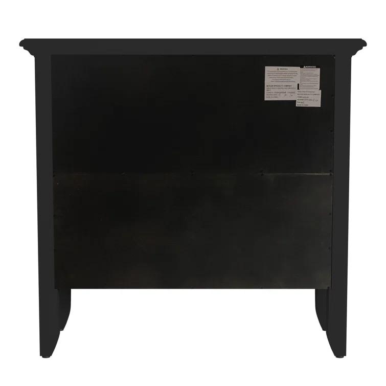 Newport 30" Black Bookcase