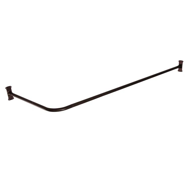 Barclay Corner L-Shaped Fixed Shower Curtain Enclosure