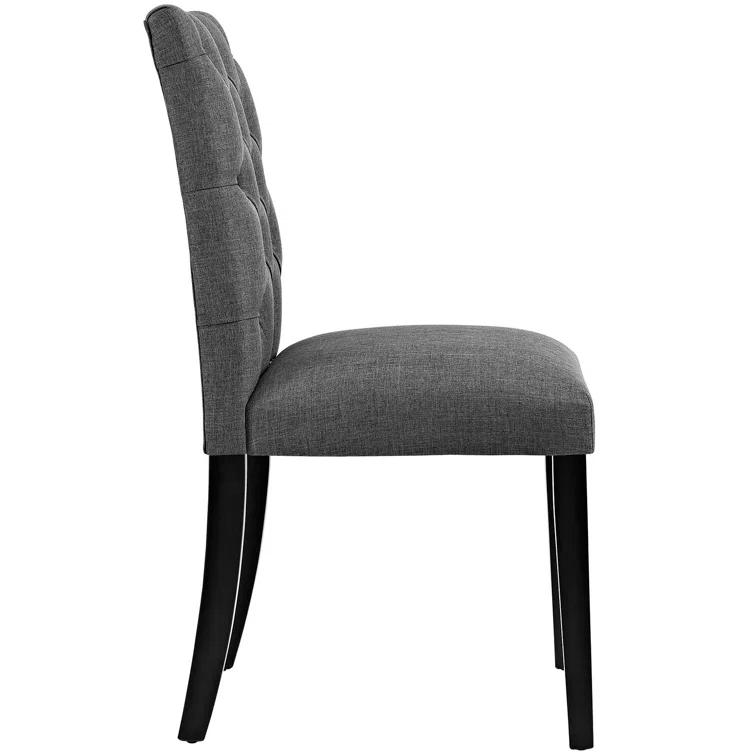 Modway Duchess Button Tufted Fabric Dining Chair
