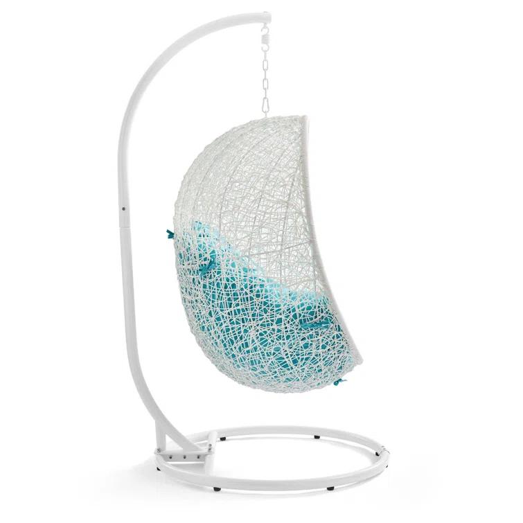 Modway Hide Outdoor Patio Swing Chair With Stand