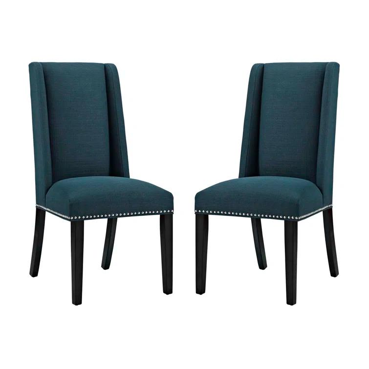 Baron Fabric Upholstered Dining Chairs (Set of 2) by Modway