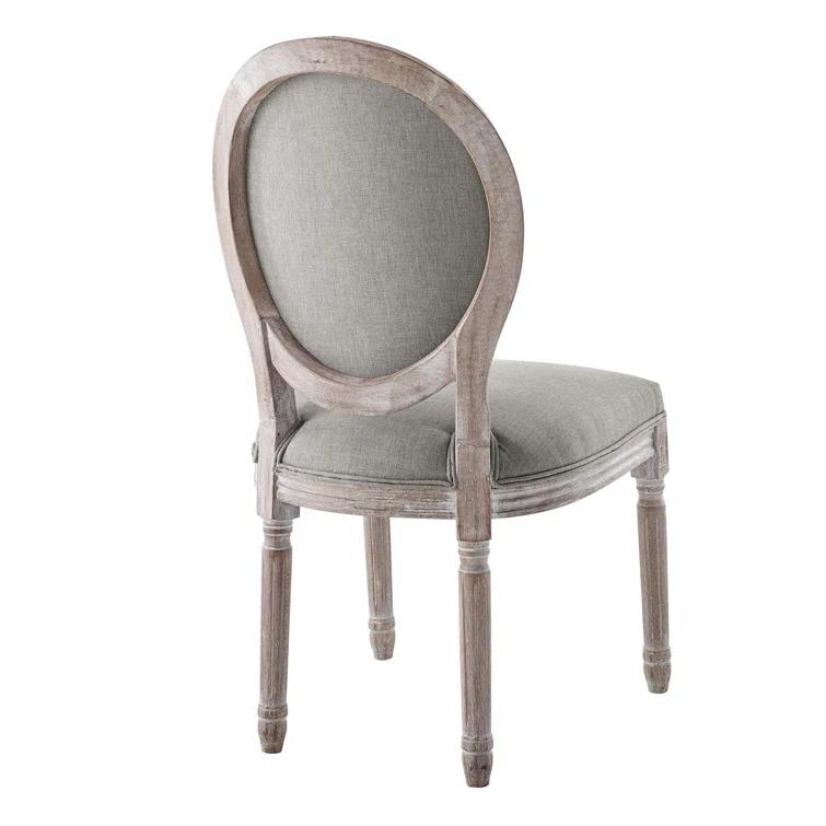 Modway Arise Vintage French Upholstered Fabric Dining Side Chair