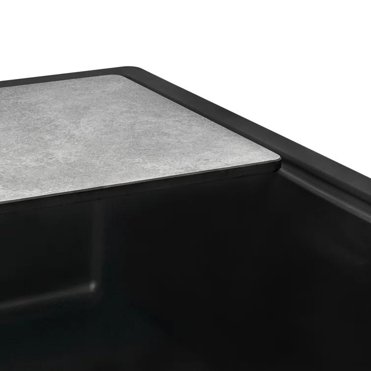 Ruvati 33-inch Undermount Workstation Granite Composite Kitchen Sink