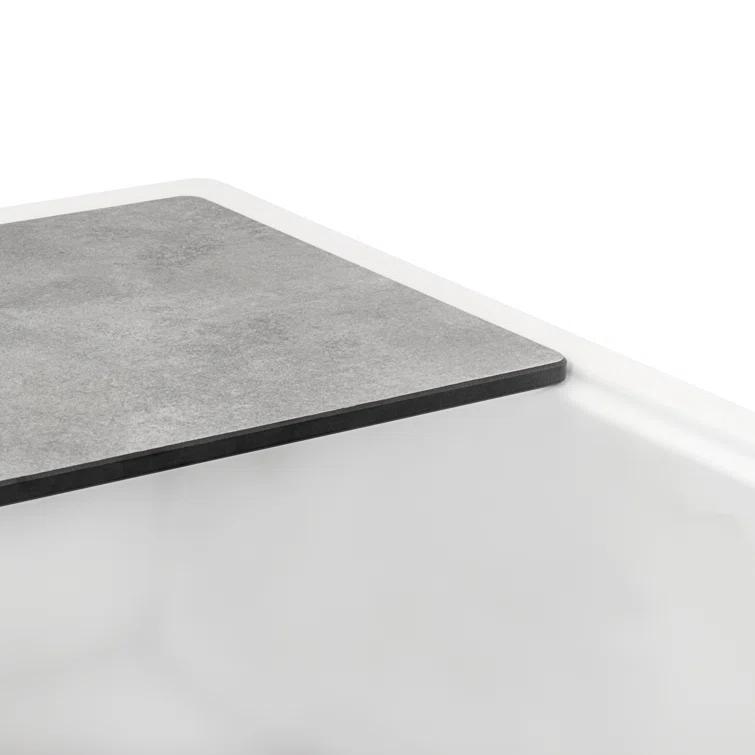 Ruvati 33-inch Undermount Workstation Granite Composite Kitchen Sink