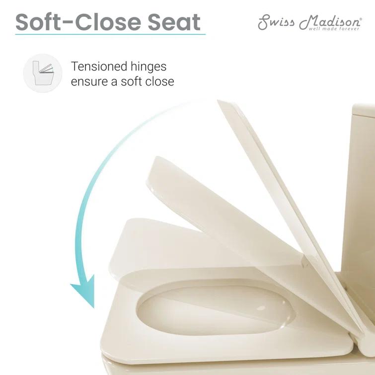 Concorde One-Piece Square Toilet Dual-Flush 1.1/1.6 gpf