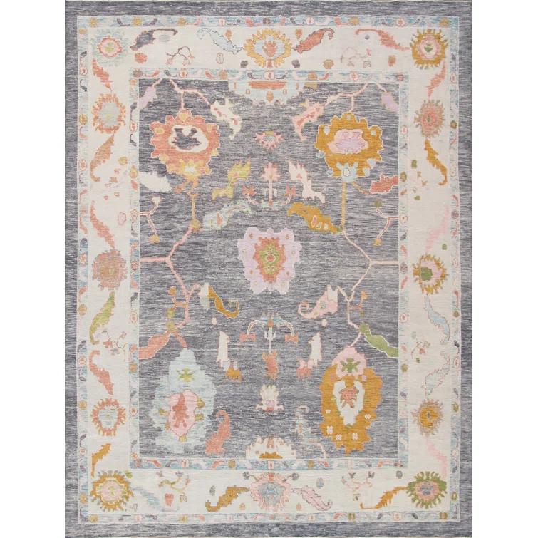 Pasargad Oushak Hand-Knotted Wool Area Rug