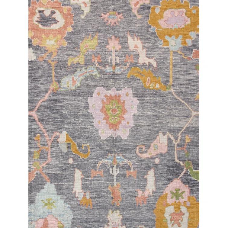 Pasargad Oushak Hand-Knotted Wool Area Rug