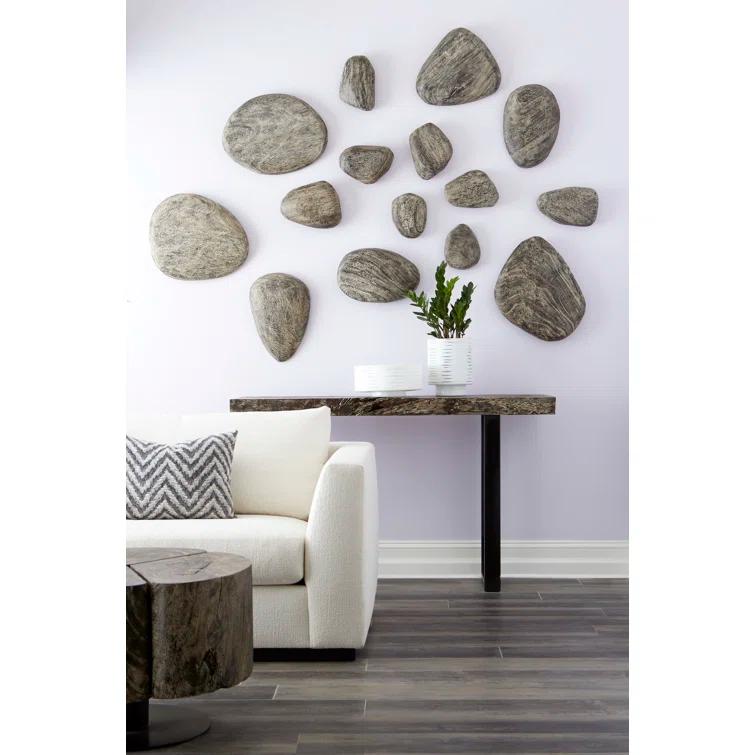 Wood River Stone Wall Décor