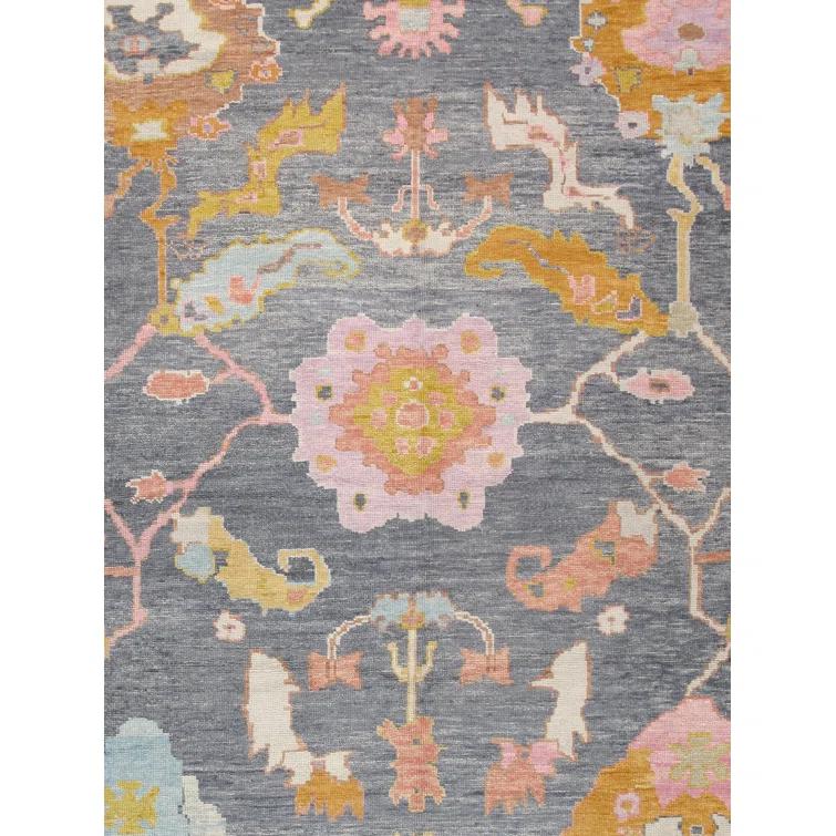 11 ft. 9 in. x 15 ft. Oushak Hand Knotted Wool Area Rug