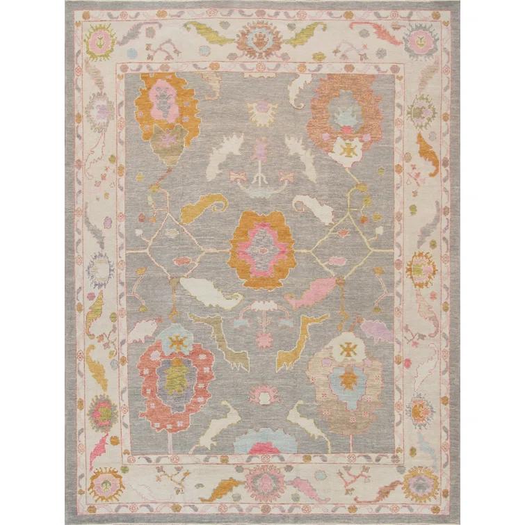 Pasargad Oushak Hand-Knotted Wool Area Rug